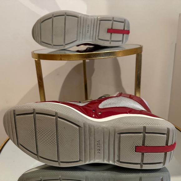 Prada Patent Leather High-Tops - Picture 9 of 15